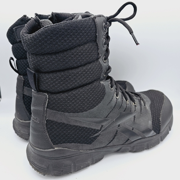 Reebok #RB8720 Men's Side-Zip Tactical Boot - Black - size 11.5 - Picture 7 of 14